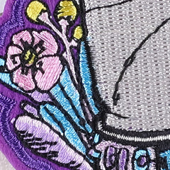 2pcs Embroidered Palm Patch Ironing Cloth Stickers