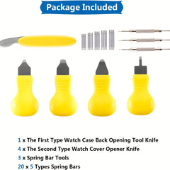 Watch Repair Tool Set Watch Cover Opener Bar Spring Bars