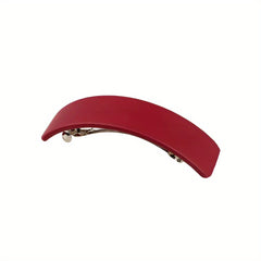 Frosted Rectangle Hair Clip Ponytail Holder Girls Hair Clip Accessories