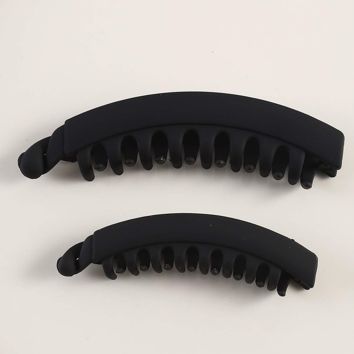 2pcs Banana Hair Clip Non Slip Hair Ponytail Clip Fine Hair Accessories