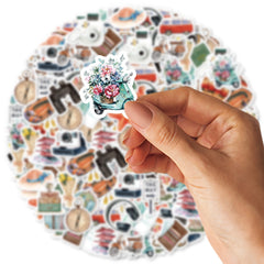 46pcs Around The World Sticker Travel Theme DIY Decoration