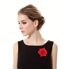 Rose Hair Clip Bridal Suck Billed Clip For Side Hair Bang