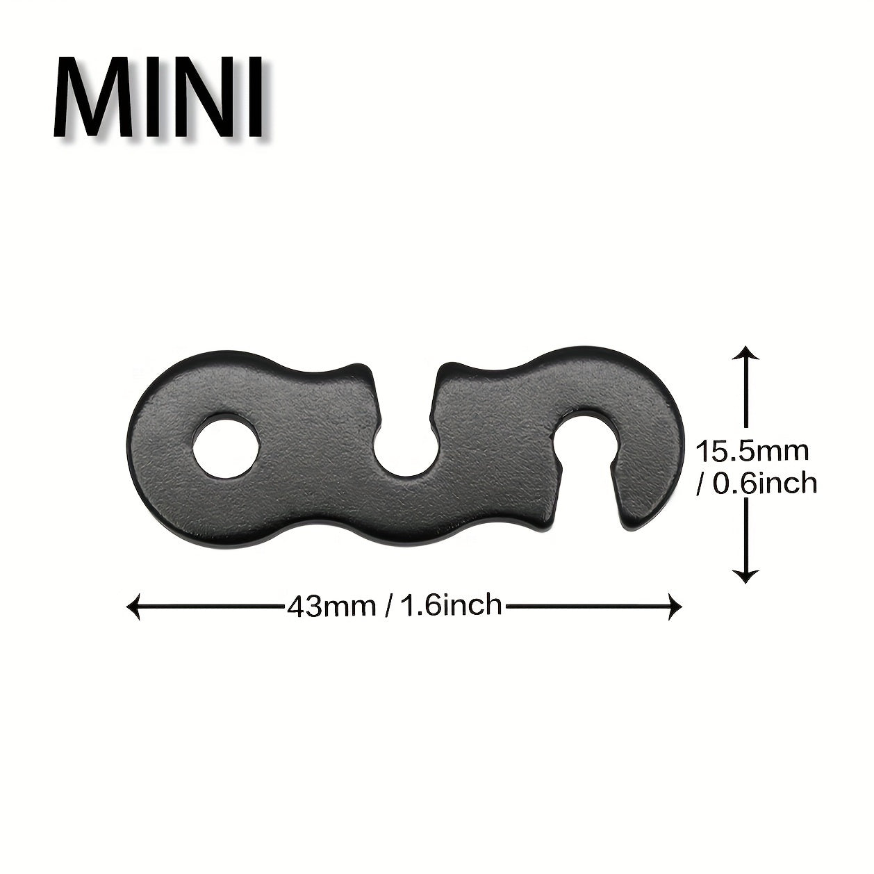 2pcs Aluminum Cord Adjusters for Tent Rope & Backpacking