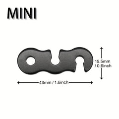 2pcs Aluminum Cord Adjusters for Tent Rope & Backpacking