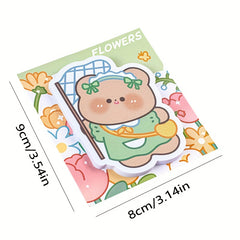 4pcs Cartoon Graphic Stickers Student Decoration Stickers