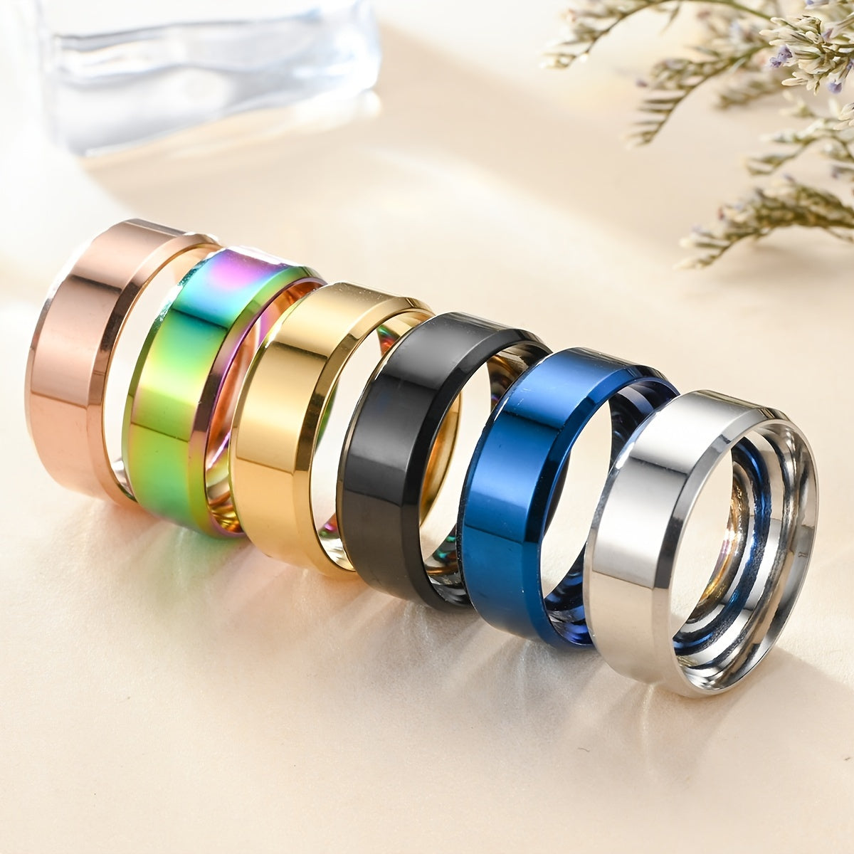 Men's Stainless Steel Minimalist Ring