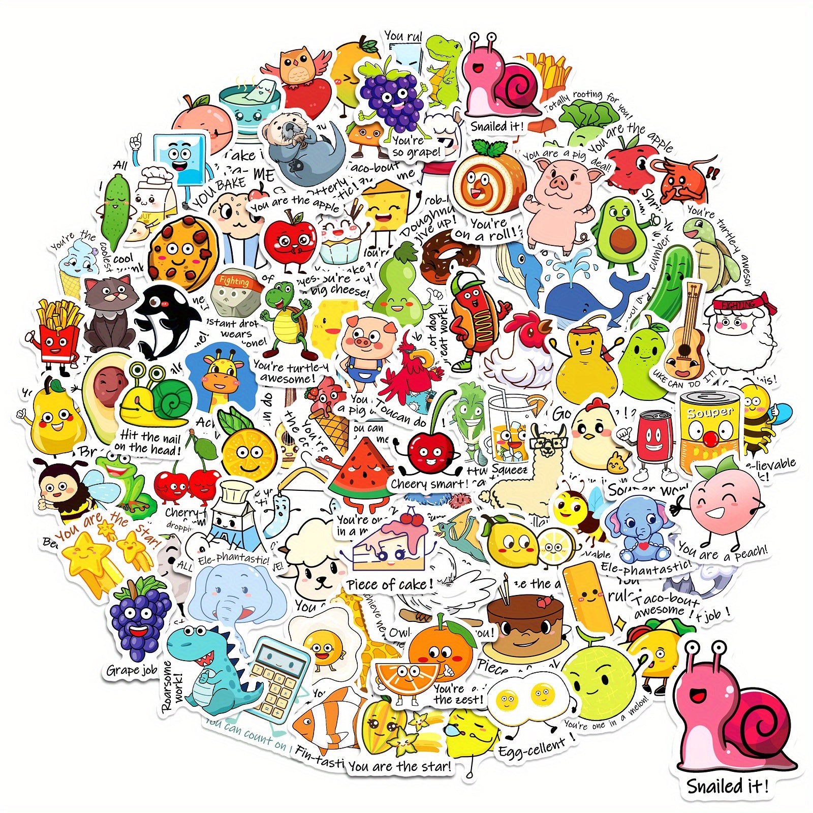 100pcs Punny Teacher Stickers For Students - Funny Classroom Reward Stickers
