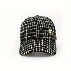 Plaid Pattern Sun Hat Classic Baseball Cap Lightweight Dad Hats For Women