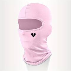 Unisex Windproof Balaclava Hat Heart Broken Pattern Autumn Winter Ski Cold Hat