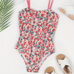 Girls Ditsy Floral Cami Jumpsuit Romper Sleeveless Bodysuit