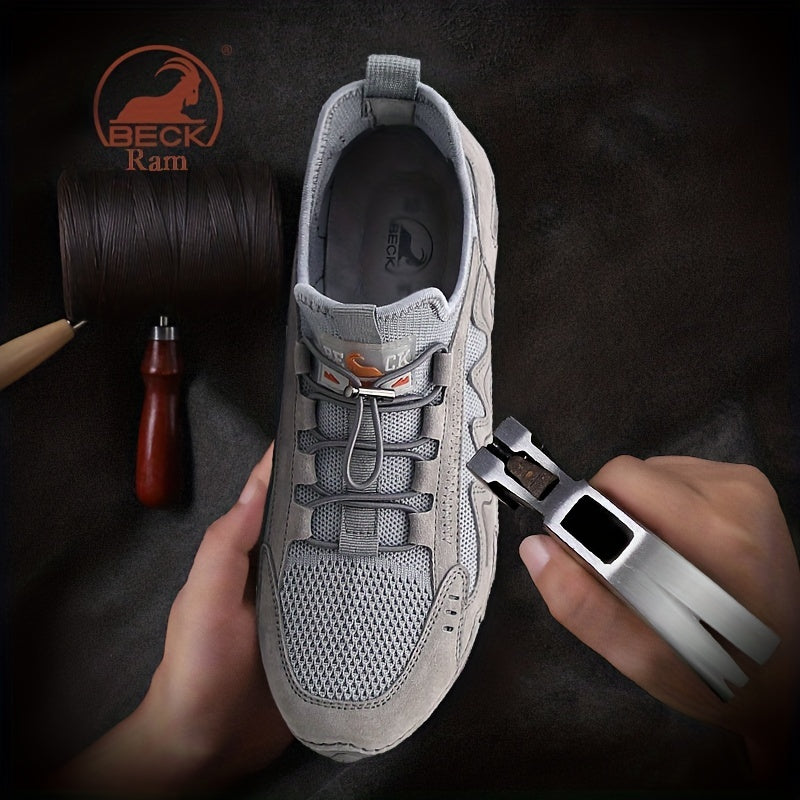 Men's Lightweight Mesh Lace Up Sneaker for Walking and Jogging