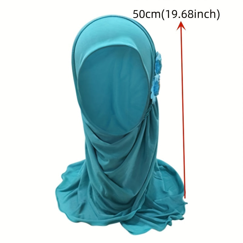 Toddler Girls Lightweight Pretty Bandana Arab Eid Hat For Outdoor