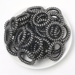 High Elasticity Resin Spiral Hair Tie Set