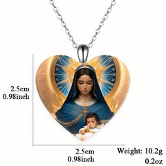 Heart Shaped Pendant Necklace Women Jewelry Christmas Easter Gift