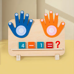 Wooden Finger Math Teaching Toy for Preschool Learning