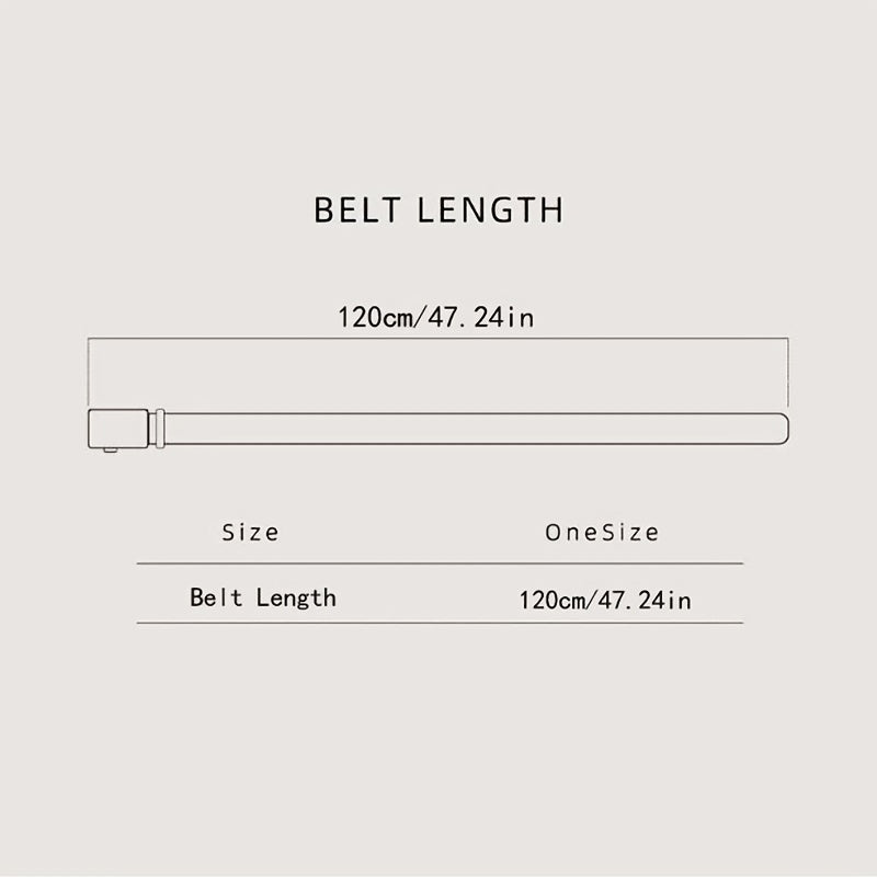 Casual Belt High Men's Belts Joker Automatic Buckle