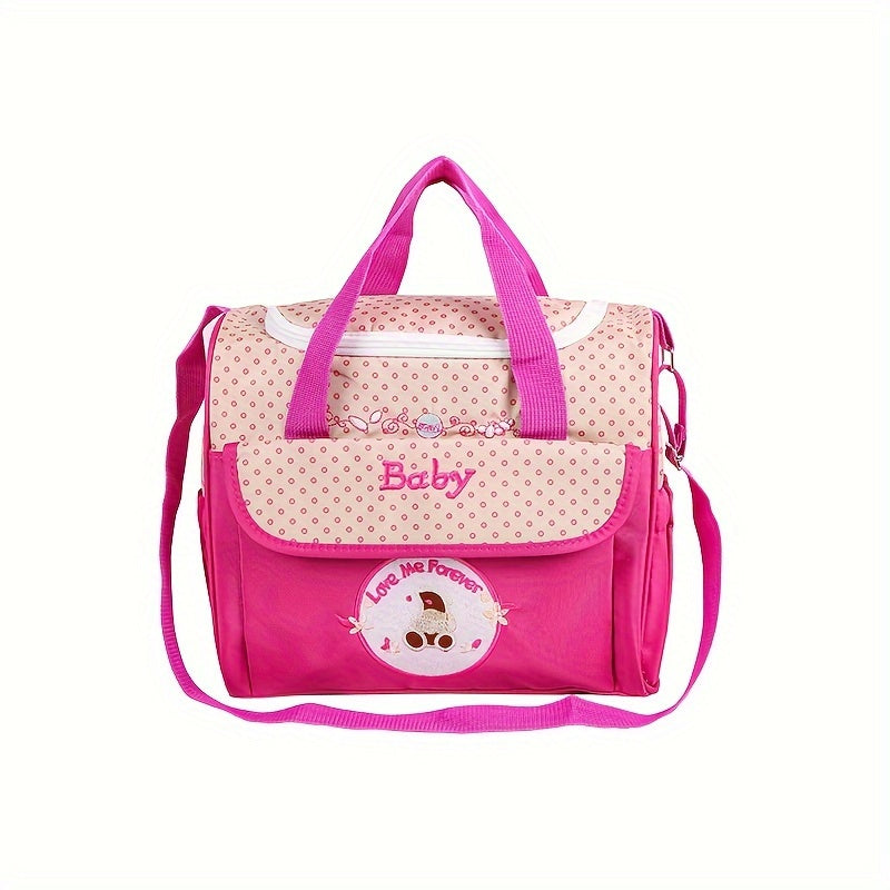 Animal Print Lightweight Messenger Bag for Travel Bear Diaper Bag