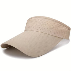 Quick Drying Solid Visors UV Protection Casual Travel Beach Cap