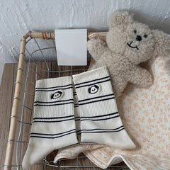 Cartoon Dog Print Socks Women's Stockings Hosiery