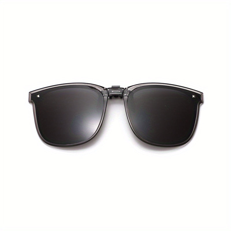 Men's Foldable Clip On Sunglasses with Case