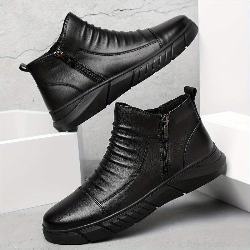 LAORENTOU Men's Snow Boots Warm Comfortable Wear resistant Non Slip