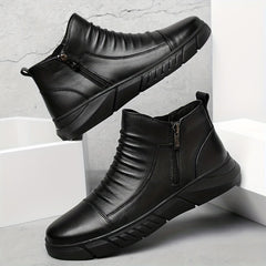 LAORENTOU Men's Snow Boots Warm Comfortable Wear resistant Non Slip