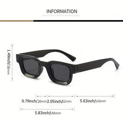 Retro Hip-Hop Sunglasses UV400 Protection Men Women Travel Driving
