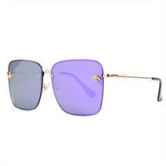 Vintage Rimless Metal Glasses For Men