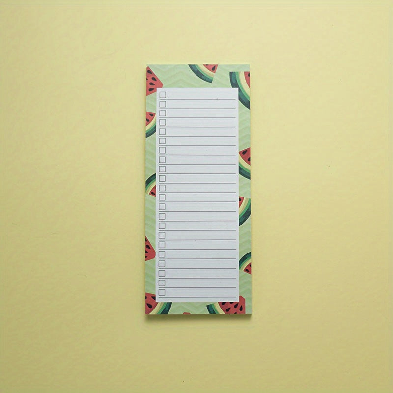 50 Colorful Fruit Magnetic Notepads for Lists & Reminders