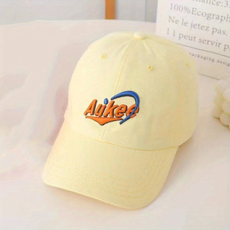 Letter Embroidery Baseball Cap and Peaked Cap