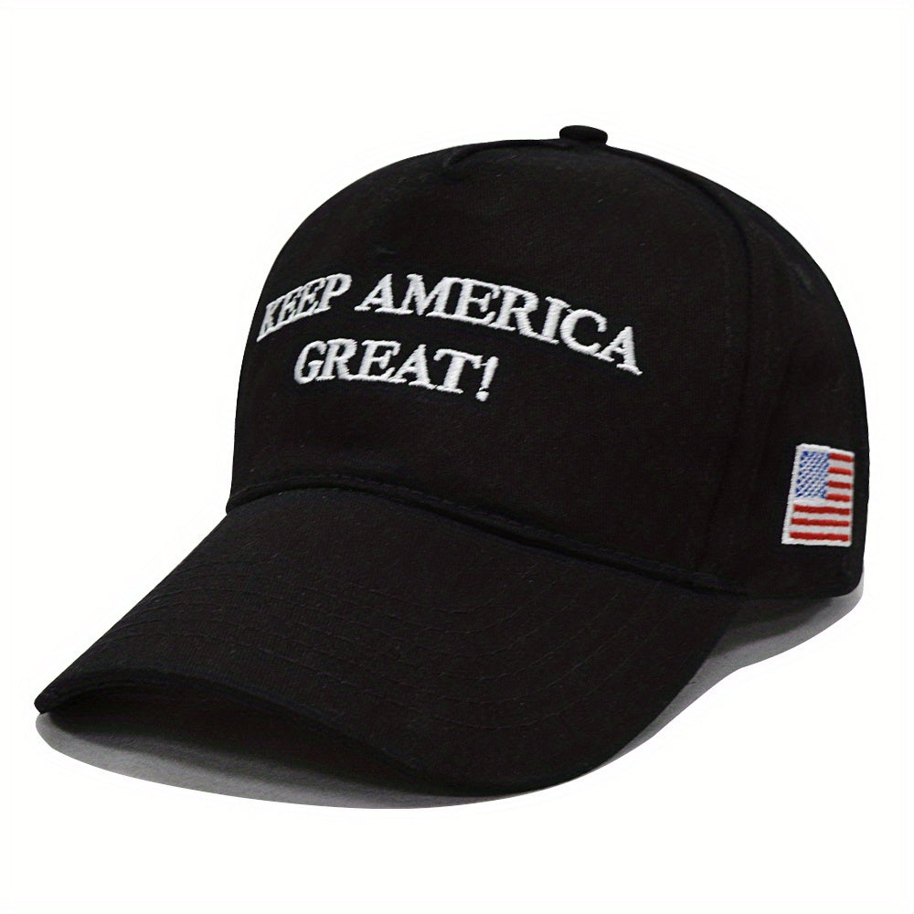 Flag Embroidery Baseball Cap Couple Sun Hat