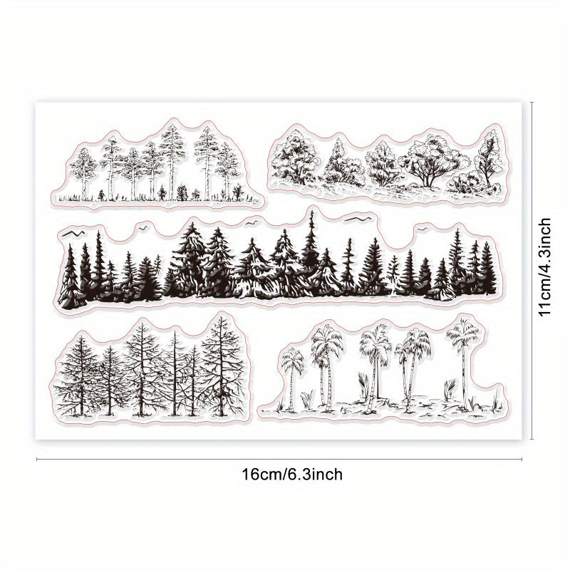 Silicone Clear Stamps for DIY Scrapbooking Cards Making