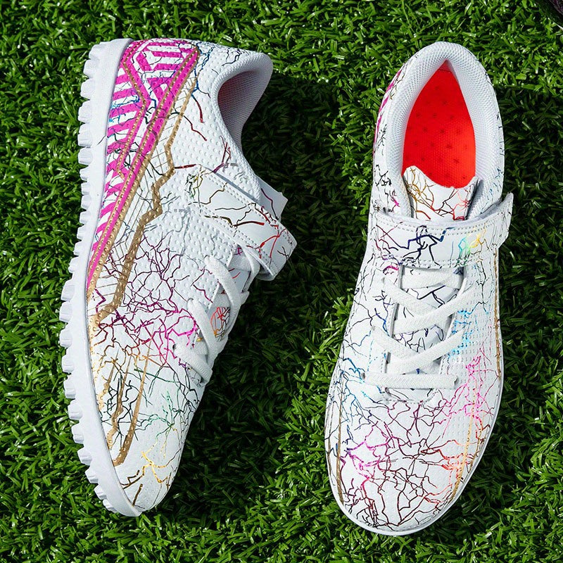 Boy's Turf Football Boots Anti-Skid Breathable TF Soccer Cleats