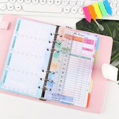 A6 Planner Refill Inserts Double Sided Budgeting Bill Saving & Organization