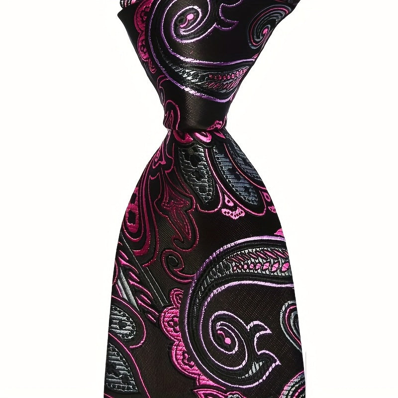 Men's Classic Floral Necktie Patterned Tie Business Party Wedding