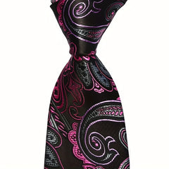 Men's Classic Floral Necktie Patterned Tie Business Party Wedding