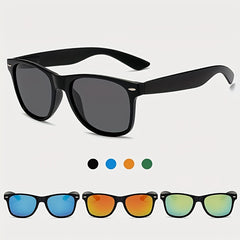 Men's Square Coated Rice Nail Sunglasses Retro UV400