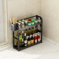 Kitchen Shelf Rack Countertop Seasoning Storage