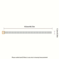 Metal Oval Pin Buckle Belts Casual PU Leather Jeans Pants Belt Women Dress Acces