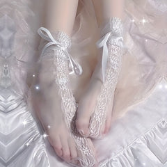 Lace Mesh Socks Sweet & Lolita Sheer Socks Women's Stockings