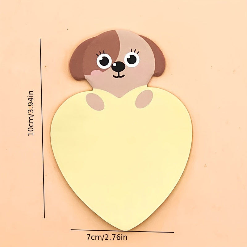 Cartoon Animal Sticky Notes - 25 Sheets, Student Message Notes