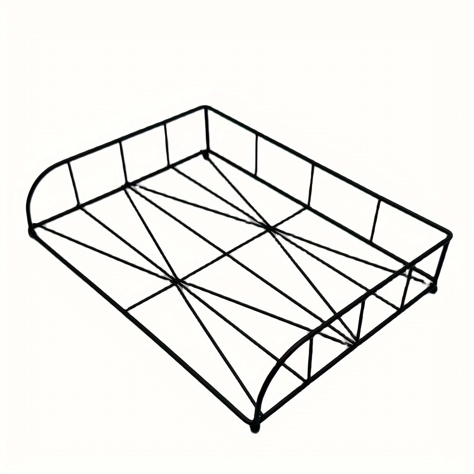 2pcs Desk File Organizer Tray Stackable Paper Letter Tray Office Document Holder