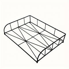 2pcs Desk File Organizer Tray Stackable Paper Letter Tray Office Document Holder
