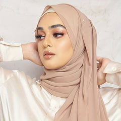 Chiffon Hijab Head Scarf Solid Shawl Classic Turban Scarves Large