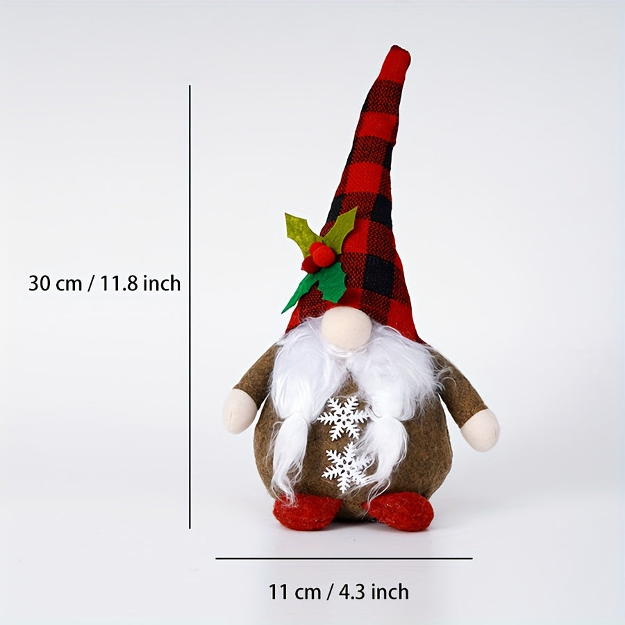 Christmas No Face Santa Claus Elf Dolls, Party and Home Decor, Perfect Gift