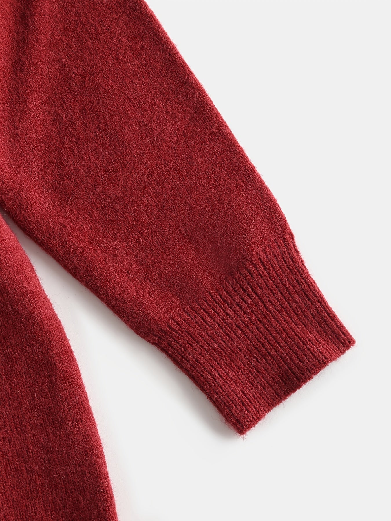  Oversized Jacquard Sweater Women's Casual Sweater