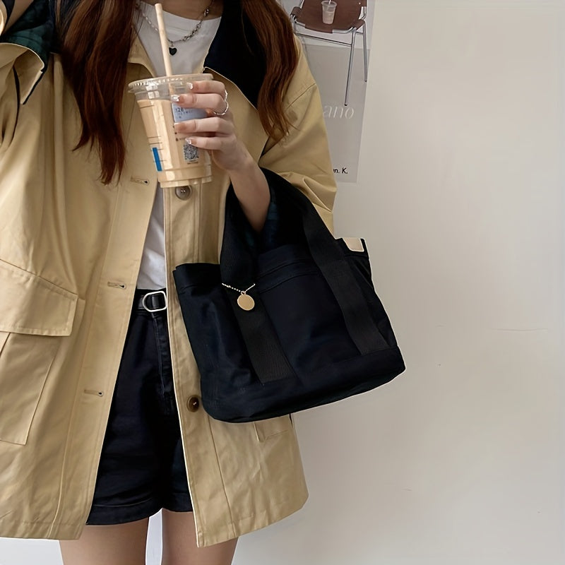 Women's Canvas Satchel Bag Lightweight Handbag For Work