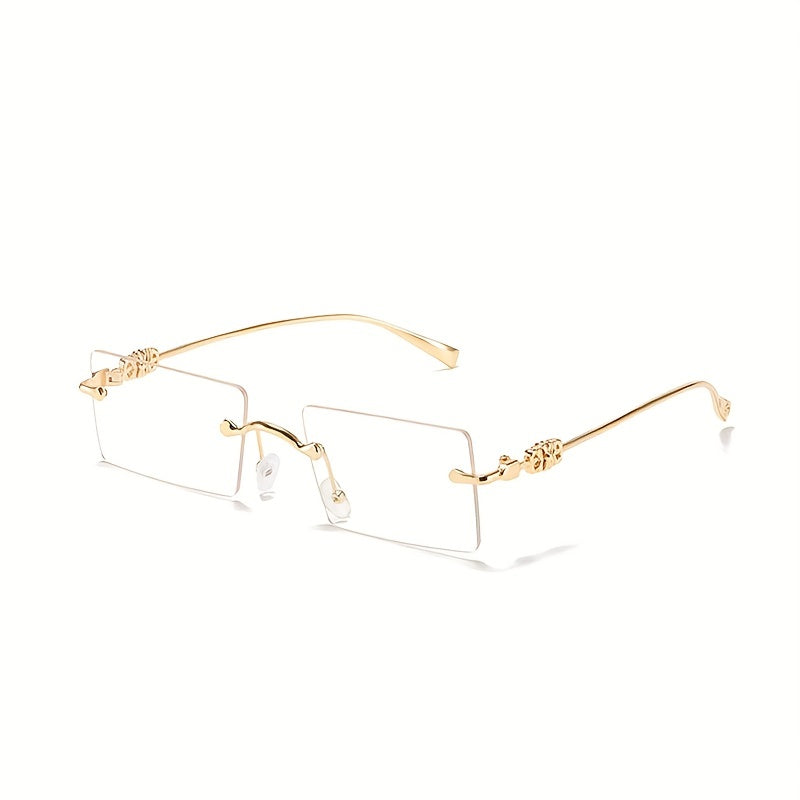 Men's Metal Rimless Glasses