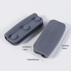 2pcs Silicone Pot Ear Cover Heat Insulation Non-slip Handle Cover