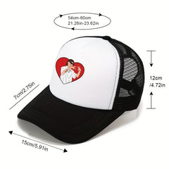Men's Baseball Cap Outdoor Sports Casual Print Hip Hop Hat Dad Trucker Hat
